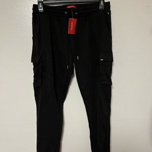 Guess Black Cargo Pants New without tags